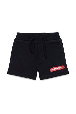 Black cotton shorts DSQUARED KIDS | DQ2162D0A2FDQ900